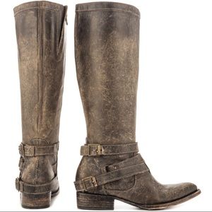 Freebird Irish distressed leather boots size 8